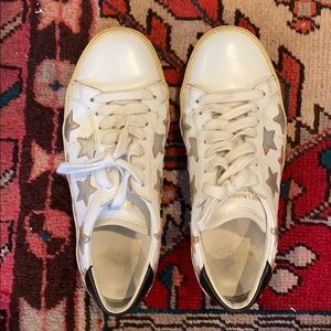 Saint Laurent - Women's Star Leather Sneakers